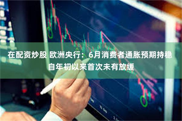 在配资炒股 欧洲央行：6月消费者通胀预期持稳 自年初以来首次未有放缓
