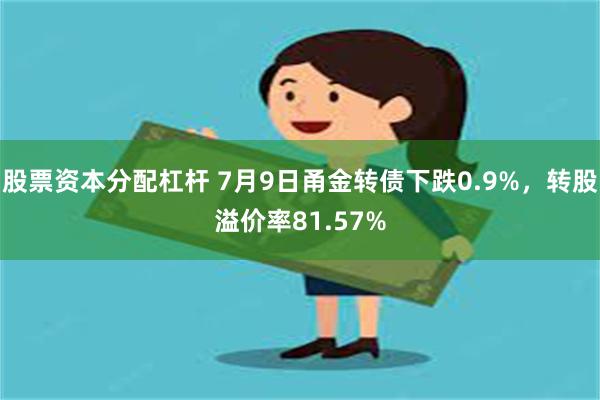 股票资本分配杠杆 7月9日甬金转债下跌0.9%，转股溢价率81.57%