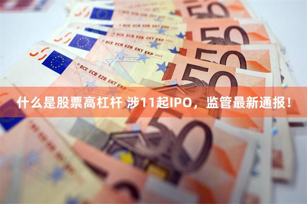 什么是股票高杠杆 涉11起IPO，监管最新通报！